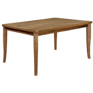 Furniture of America Hallins Natural Oak Dining Table