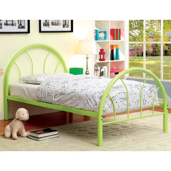 Furniture of America Hind Contemporary Full Metal Double Arch Kid Bed