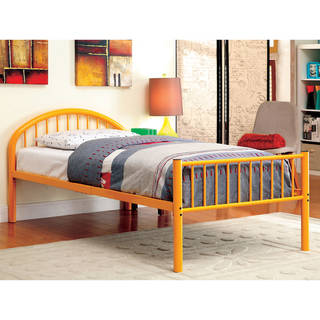 Furniture of America Linden Single Arch Metal Twin Bed