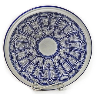 Le Souk Ceramique Qamara Design Large Serving Bowl (Tunisia)