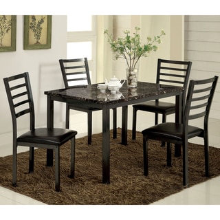 Furniture of America Hartley Black 48-inch Dining Table