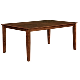 Furniture of America Leonard I Brown Cherry 60-inch Dining Table