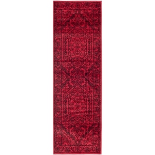 Safavieh Adirondack Vintage Red/ Black Runner Rug (2'6 x 12')