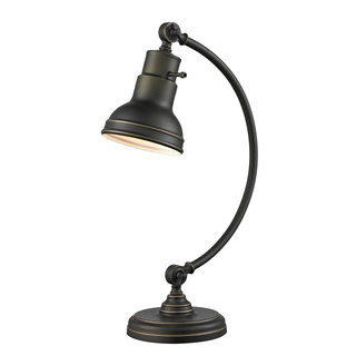 Z-Lite Ramsay 1-Light Adjustable Bronze Table Lamp
