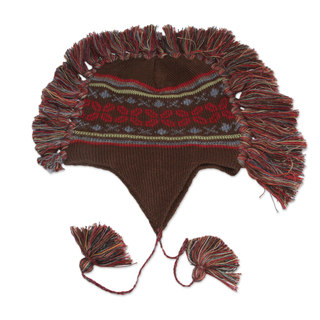 Handcrafted Alpaca 'Quinua Adventure' Chullo Hat (Peru)