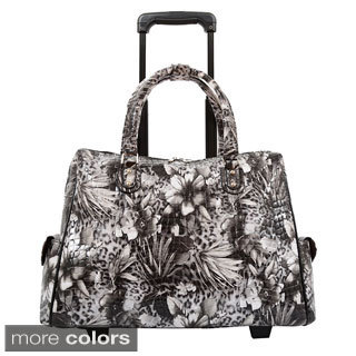 Mellow World Evelyn Rolling Carry-on Laptop Tote Bag