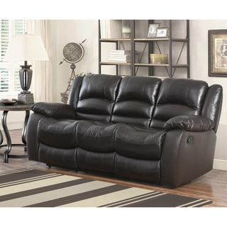 ABBYSON LIVING Brownstone Premium Top-grain Leather Reclining Sofa