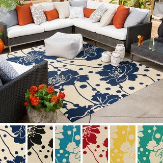 Hand-Hooked Toni Floral Rug (9' x 12')