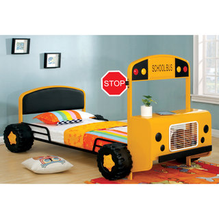 Furniture of America Elementary Bus Inspired Twin Bed