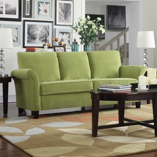 Portfolio Rockford Spring Green Velvet SoFast Sofa