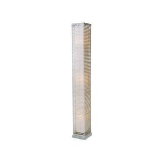 Canyon Modern Geometric Transitional Off-White Indoor Floor Lamp