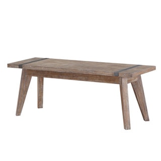 Viewpoint Washed Oak Rustic Bench