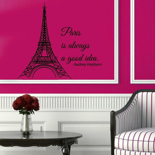 Paris is Always A Good Idea France Romantic Vinyl Wall Art