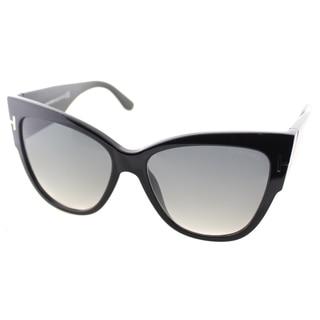 Tom Ford Anoushka Womens TF 371 01B Cat-Eye Sunglasses