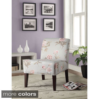 Riston Accent Chair, Floral Fabric