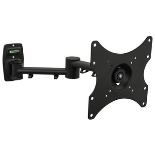 MegaMounts Full Motion Single Stud Wall Mount with Bubble Level for 17 - 42-inch Displays