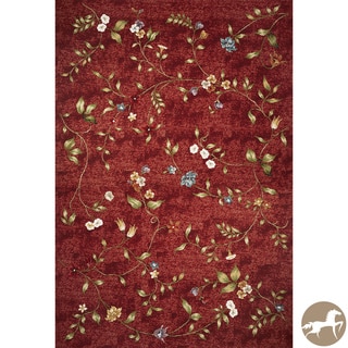 Christopher Knight Home Red Floral Area Rug (8'1 x 11'2) (As Is Item)