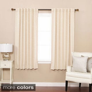 Aurora Home Star Struck Insulated Thermal Blackout 63-inch Curtain Panel Pair