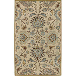 Hand-tufted Coliseum Wool Rug (6' Square)