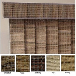 Vertical Blinds - Edinborough 3 1/2" Free-Hang Fabric (92 Inches Wide x 5 Custom Lengths) with Valan