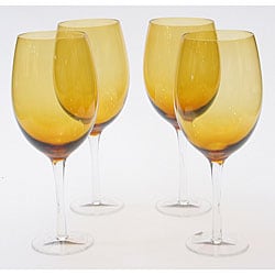 Certified International Dark Amber 20-oz White Wine Glasses (Set of 8)