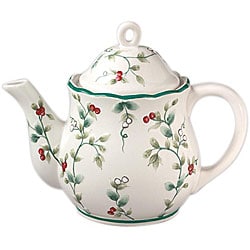 Pfaltzgraff Winterberry 4-cup Sculpted Teapot