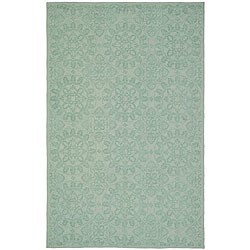 Martha Stewart Terrazza Turquoise Cotton Rug (2'6 x 4'3)