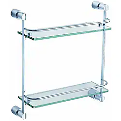 Fresca 'Magnifico' 2-tier Glass Shelf