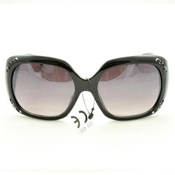 Women's P10048 Black Oversized Sunglasses