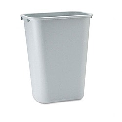 Rubbermaid 10.25-gallon Grey Deskside Plastic Wastebasket
