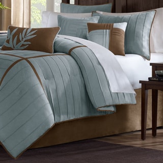 Madison Park Kirkwood Blue 7-piece Comforter Set