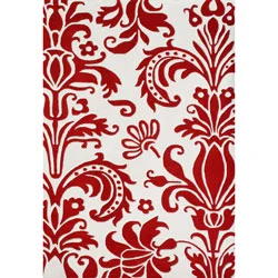 Alliyah Handmade Red New Zealand Blend Wool Rug (5 'x 8')