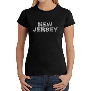 Los Angeles Pop Art Women's New Jersey T-Shirt