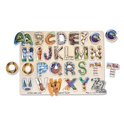 Melissa & Doug Alphabet Art Puzzle