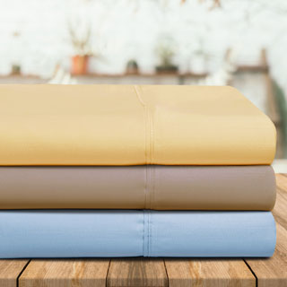 Superior 440 Thread Count Solid Sateen Sheet Set