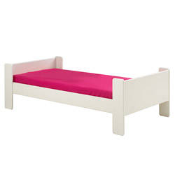 Popsicle White Twin Bed