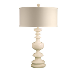 White Gloss Table Lamp