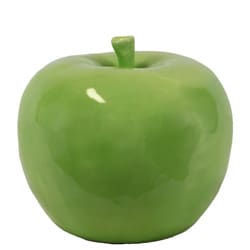 Large Ceramic Green Apple