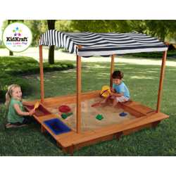 KidKraft Outdoor Sandbox with Canopy