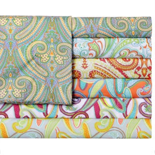 Expressions Paisley Print Easy Care Sheet Set