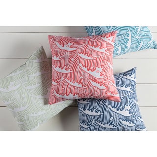 Tidal Wave Indoor/ Outdoor Safe Decorative Throw Pillow