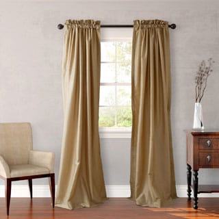 Heritage Landing 108 inch Faux Silk Lined Curtain Panel Pair