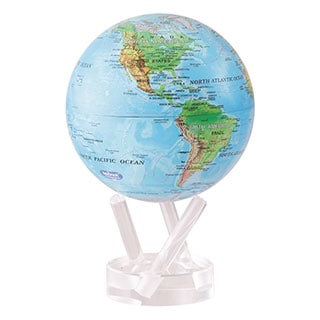 Relief Blue Ocean 4.5-inch Solar Powered MOVA World Globe