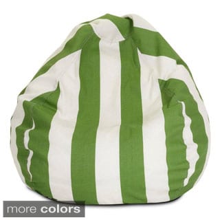 Majestic Home Goods Vertical Stripe Small Classic Bean Bag
