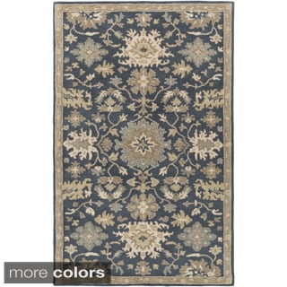 Hand-Tufted Tipton Floral Wool Rug (7'6 x 9'6)