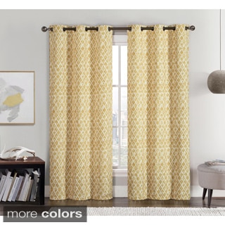 VCNY Amadora Grommet Top 84-inch Curtain Panel Pair