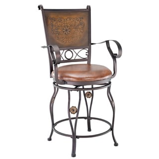 Powell Aberdeen Counter Stool with Arms