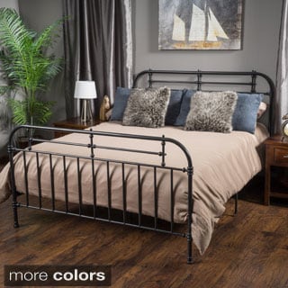 Nathan King Size Metal Bed Frame by Christopher Knight Home
