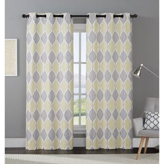 Great Offer Stock EXCLUSIVE VCNY Organic Leaf Curtain Panel Pair