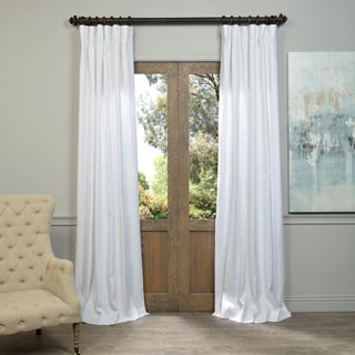Exclusive Fabrics Linen 120-inch Curtain Panel